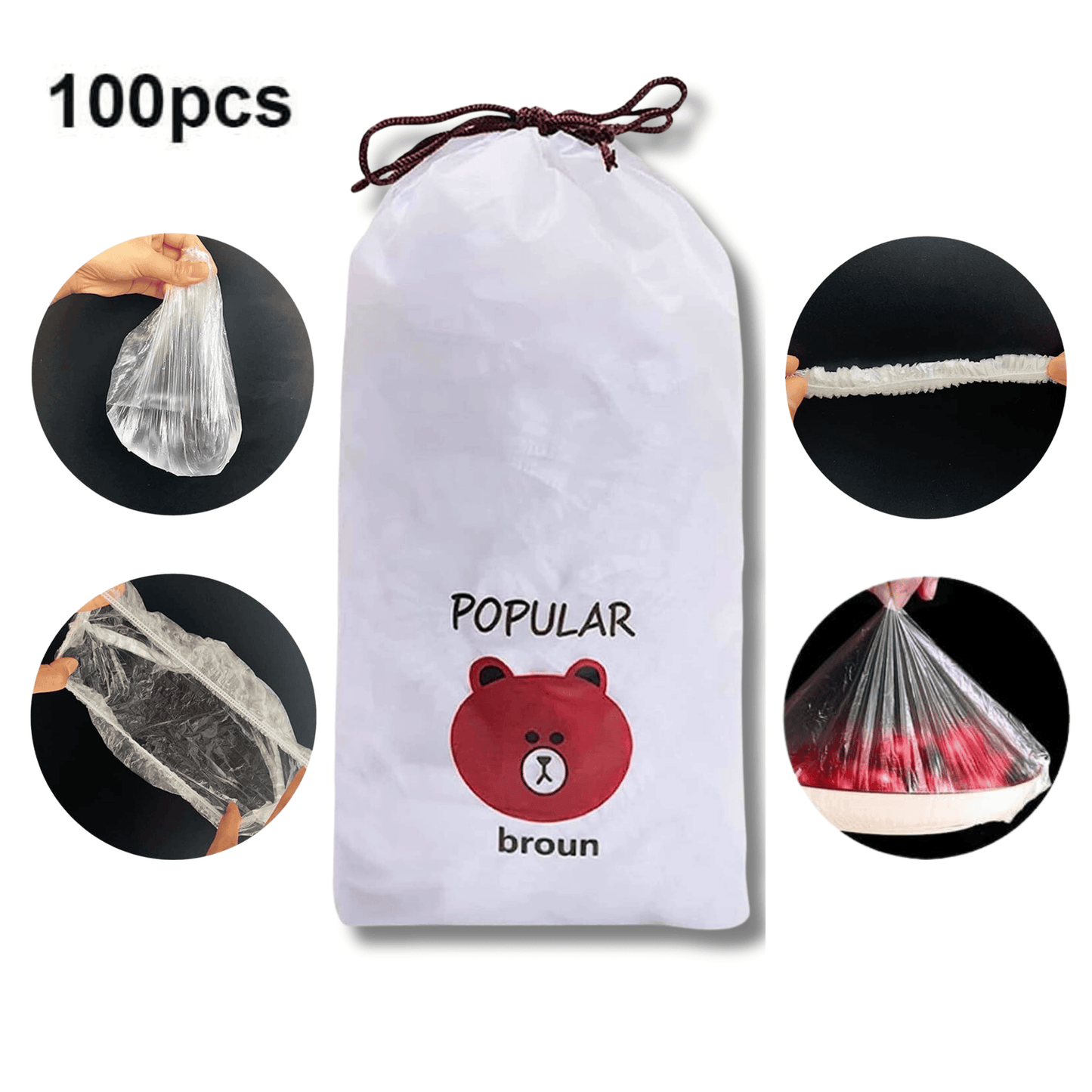 Disposable Food Covers Elastic Food Lids - MedAir Traders